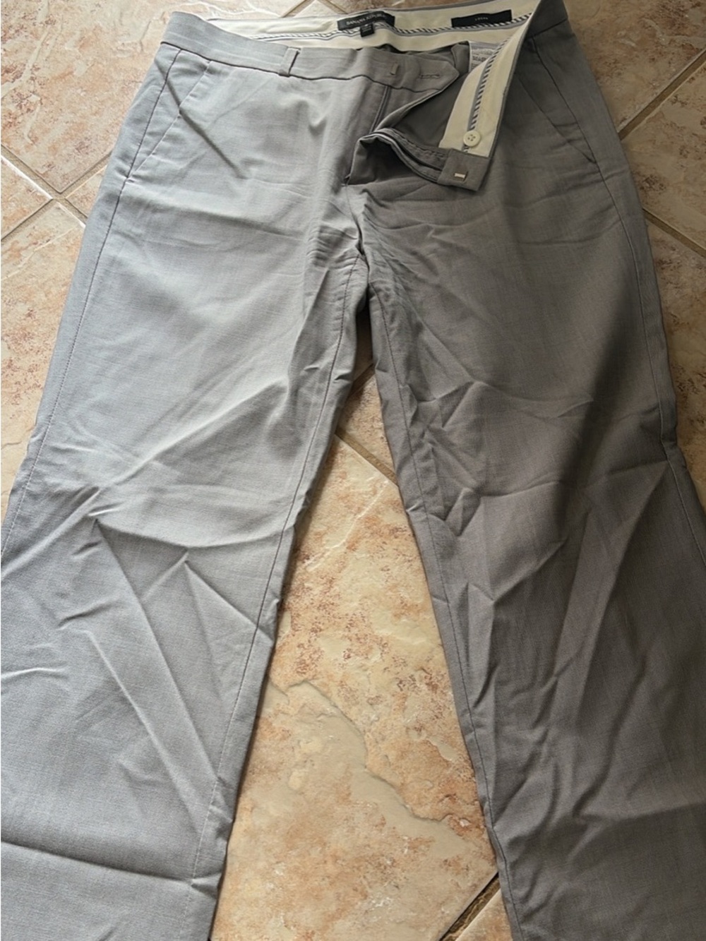 Banana Republic Light Gray Chinos